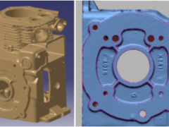 小型发动机缸体逆向设计